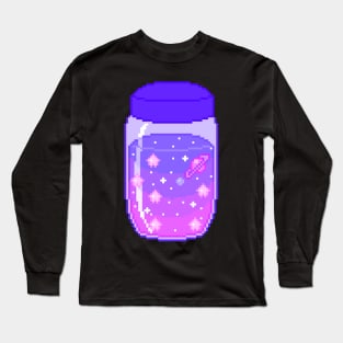 Pixel Galaxy Jar Long Sleeve T-Shirt